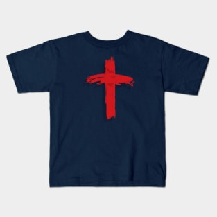 Christian Brushed Cross Kids T-Shirt